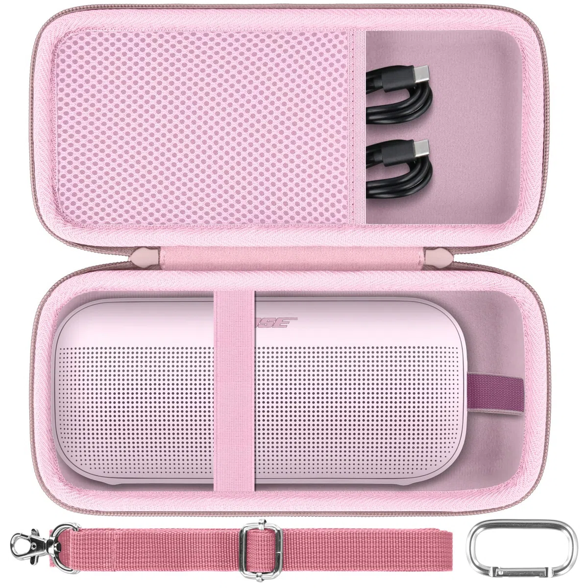 co2CREA Duro Viajar Caja Estuche Funda para Altavoz Bluetooth Bose SoundLink Flex (2nd Gen) / Flex portátil（Funda Solo,Case Only）