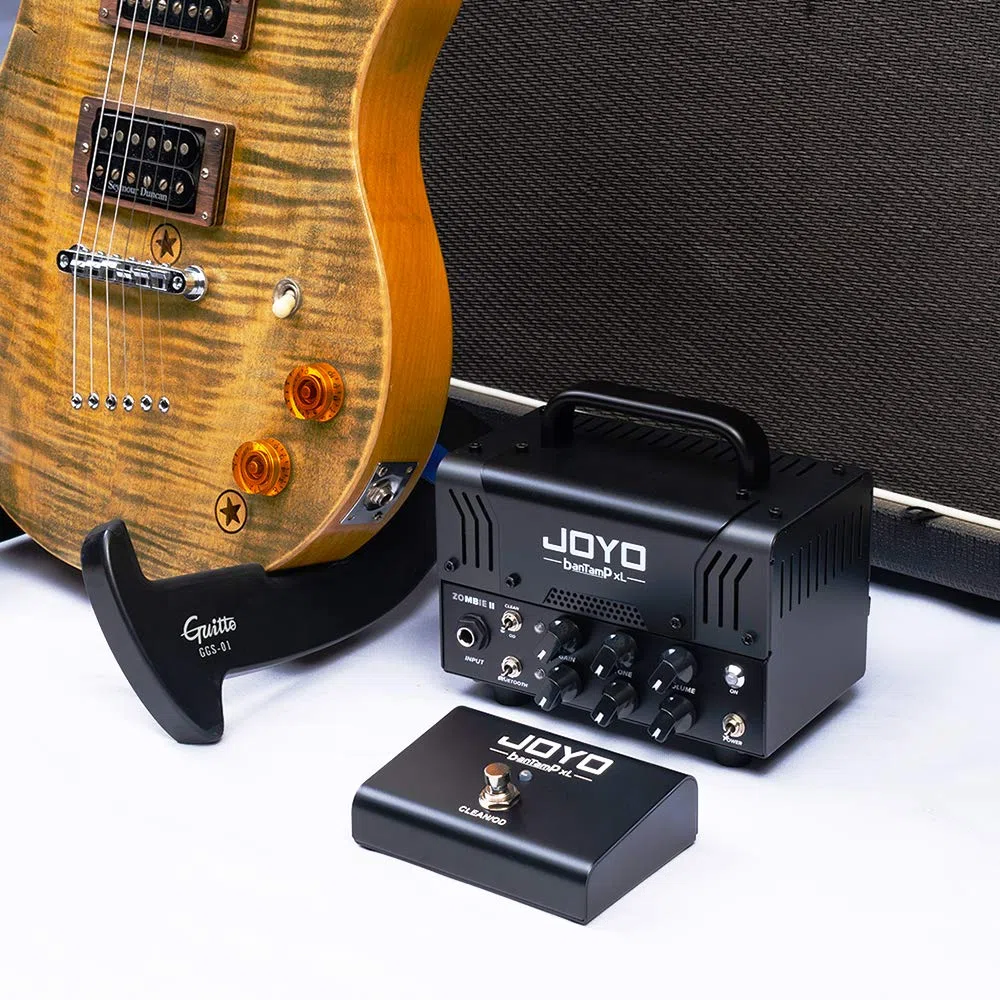 JOYO Zombie II BanTamp XL Serie Mini Amplificador de Guitarra 20W Híbrido de Tubos 2-Canales con Bluetooth (Solo cabezal, se necesita caja)