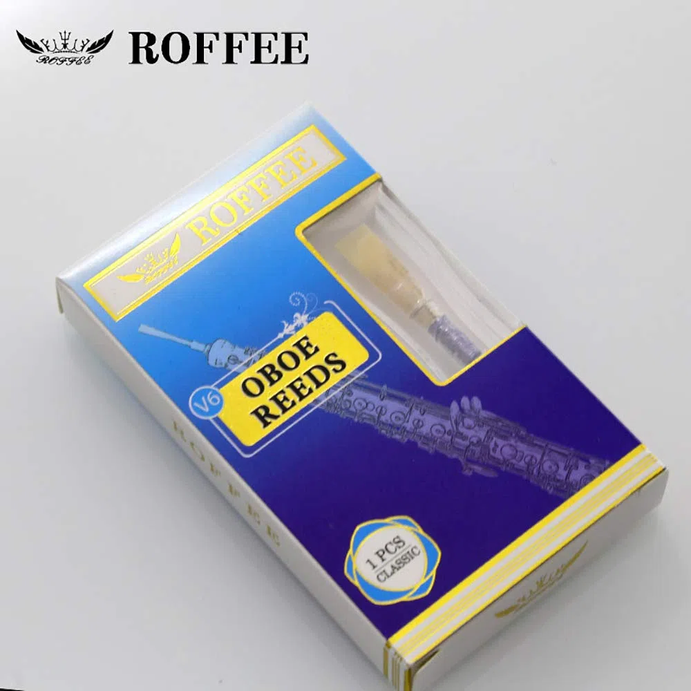 1 hoja de oboe de hoja V6 modelo escolar, media blanda.
