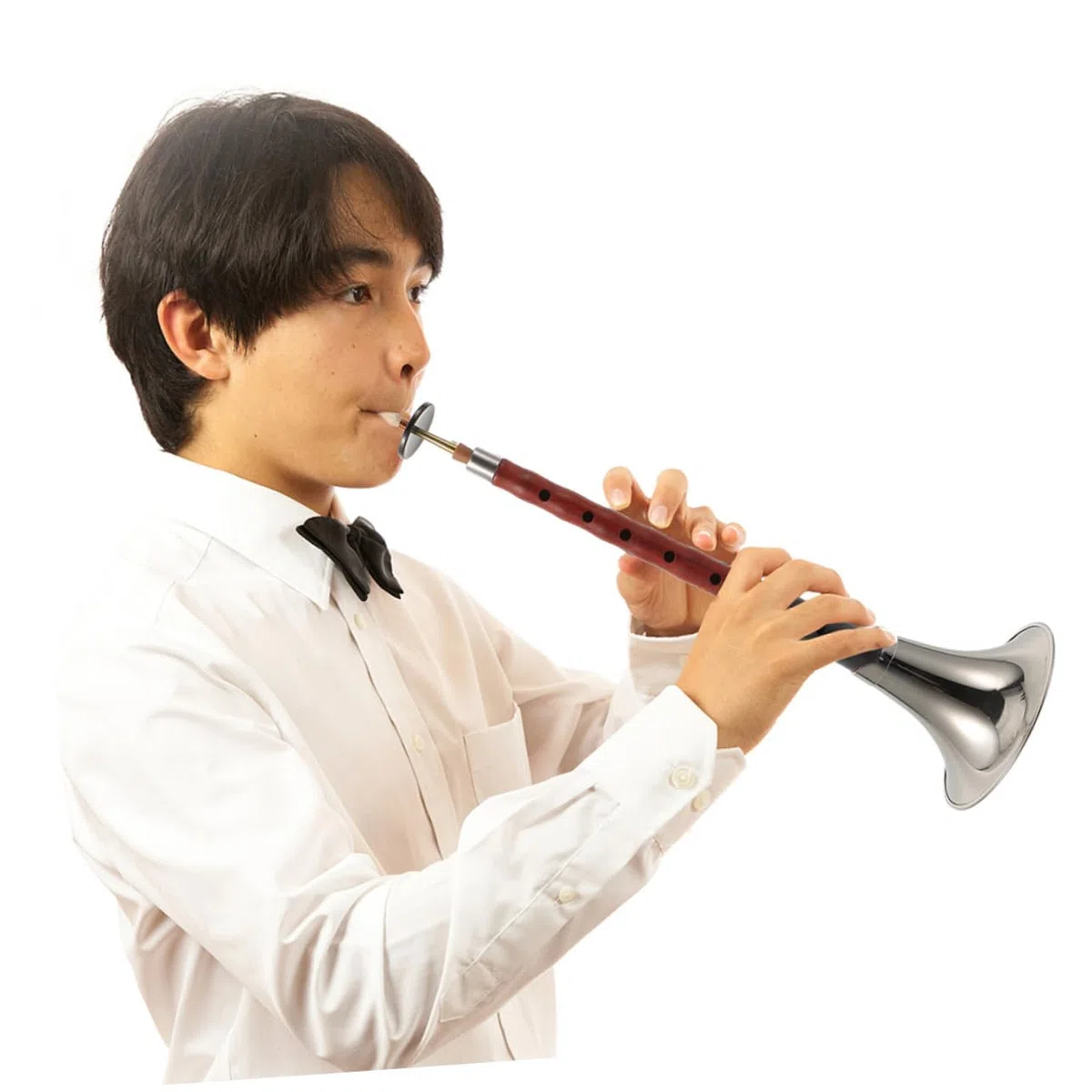 Suona para Principiantes en Tono, Instrumento de Viento Étnico de Metal, Fácil de Operar y Ligero, Adecuado para Estudiantes y Principiantes Color Aleatorio