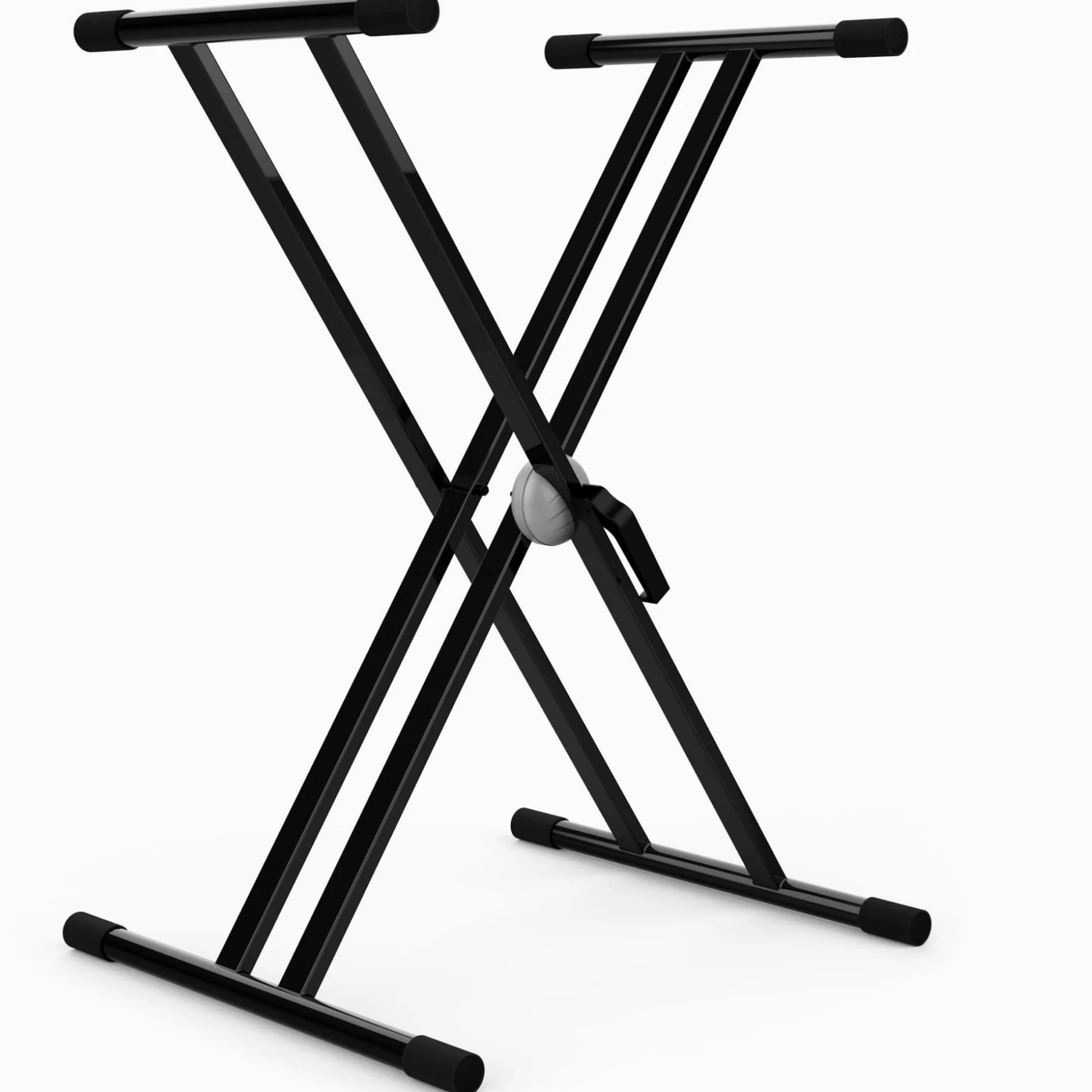 Audibax - Onyx 130 Soporte Piano - Estructura Tijera Doble - Anclajes Easy Lock - Fabricada en Acero - Color Negro - Base Antideslizante - Carga hasta 50 Kg - Compatible con Yamaha