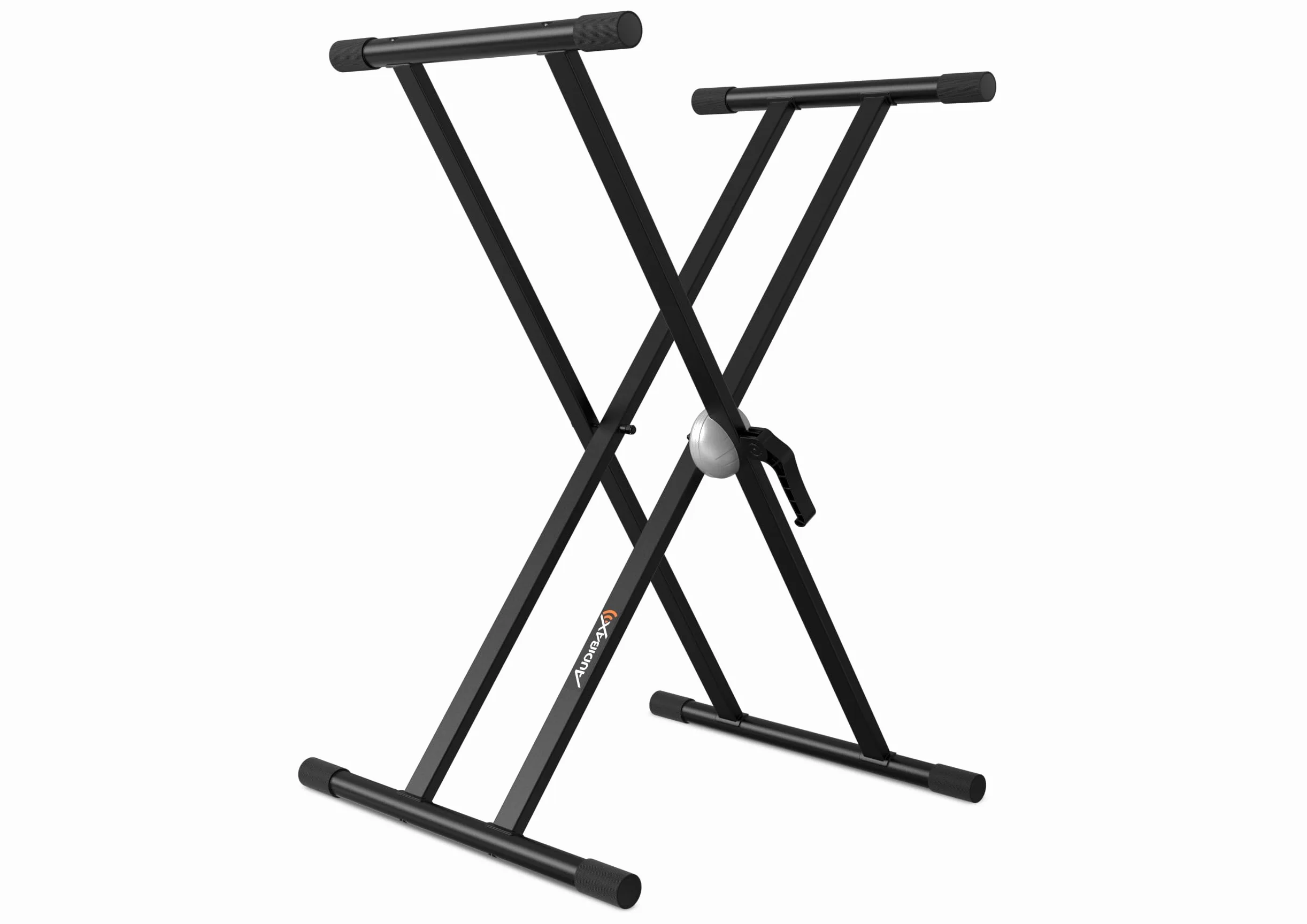 Audibax - Onyx 130 Soporte Piano - Estructura Tijera Doble - Anclajes Easy Lock - Fabricada en Acero - Color Negro - Base Antideslizante - Carga hasta 50 Kg - Compatible con Yamaha