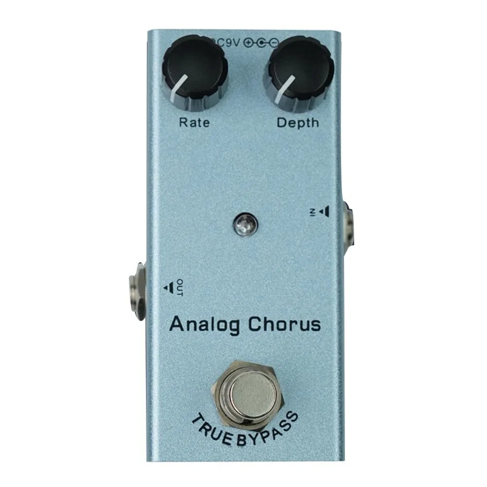 Pedal de Efectos para Guitarra Eléctrica, Minichorus Analógico, Pedales para Bajo, Chorus Analógico