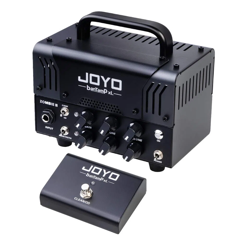 JOYO Zombie II BanTamp XL Serie Mini Amplificador de Guitarra 20W Híbrido de Tubos 2-Canales con Bluetooth (Solo cabezal, se necesita caja)