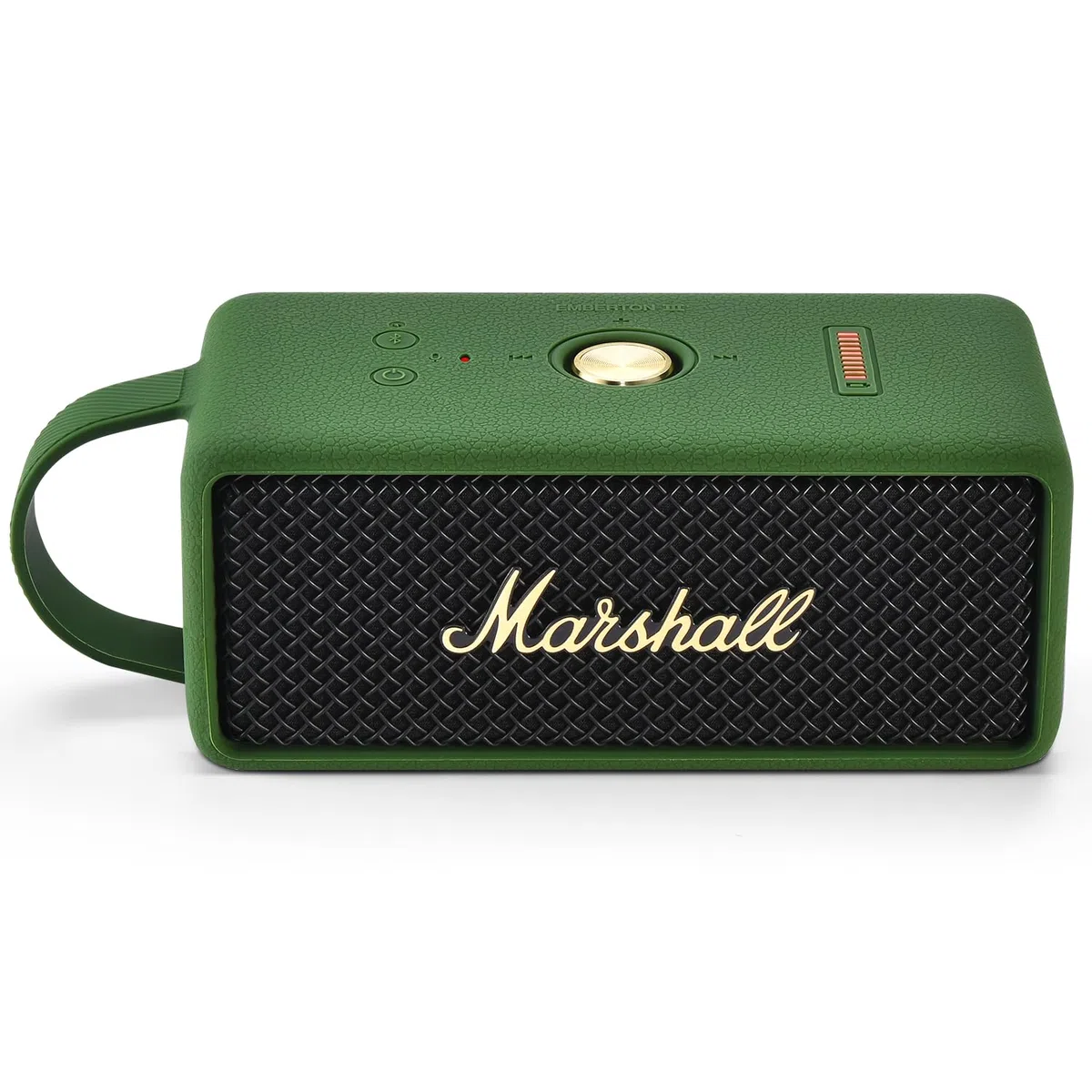 Funda de Silicona para Marshall Emberton III Altavoces Bluetooth portátiles,Emberton 3rd Estuche de Viaje Portátil Protector Bolsa de Transporte con Mango(Verde)