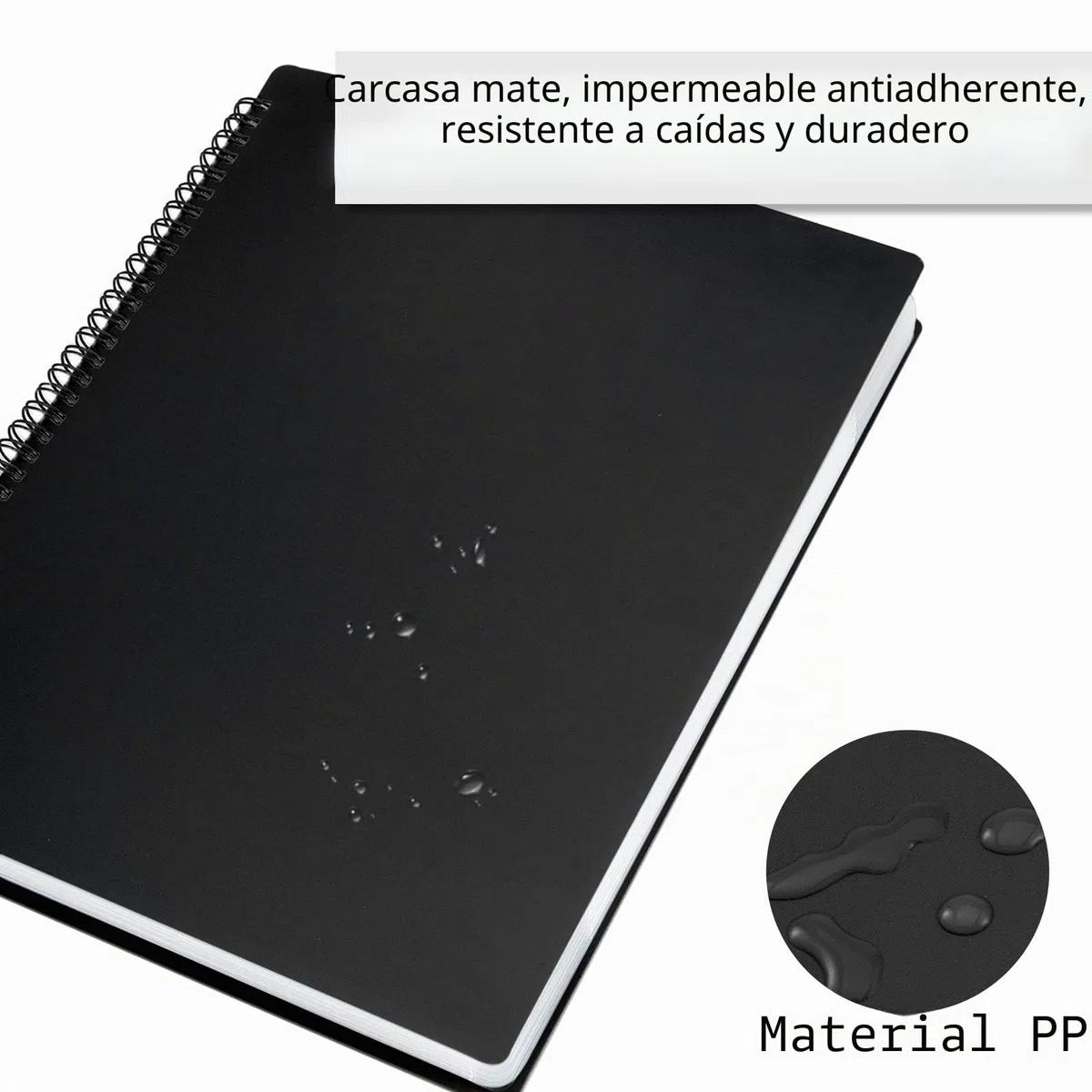 Irich Carpetas para partituras, Música Carpeta tamaño A4, Carpeta de archivos de música Carpetas de plástico con pestañas y 60 bolsillos (30 compartimentos, 32 * 24CM, Negro)