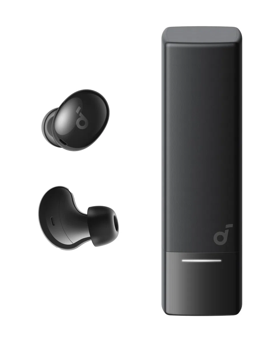 Soundcore A30i de Anker, Auriculares con Cancelación de Ruido, Diseño Elegante en Forma de Lápiz Labial, Diminutos, Ligeros y Cómodos, 24 Horas de Reproducción, IP54, Inalámbricos, Bluetooth 5.4
