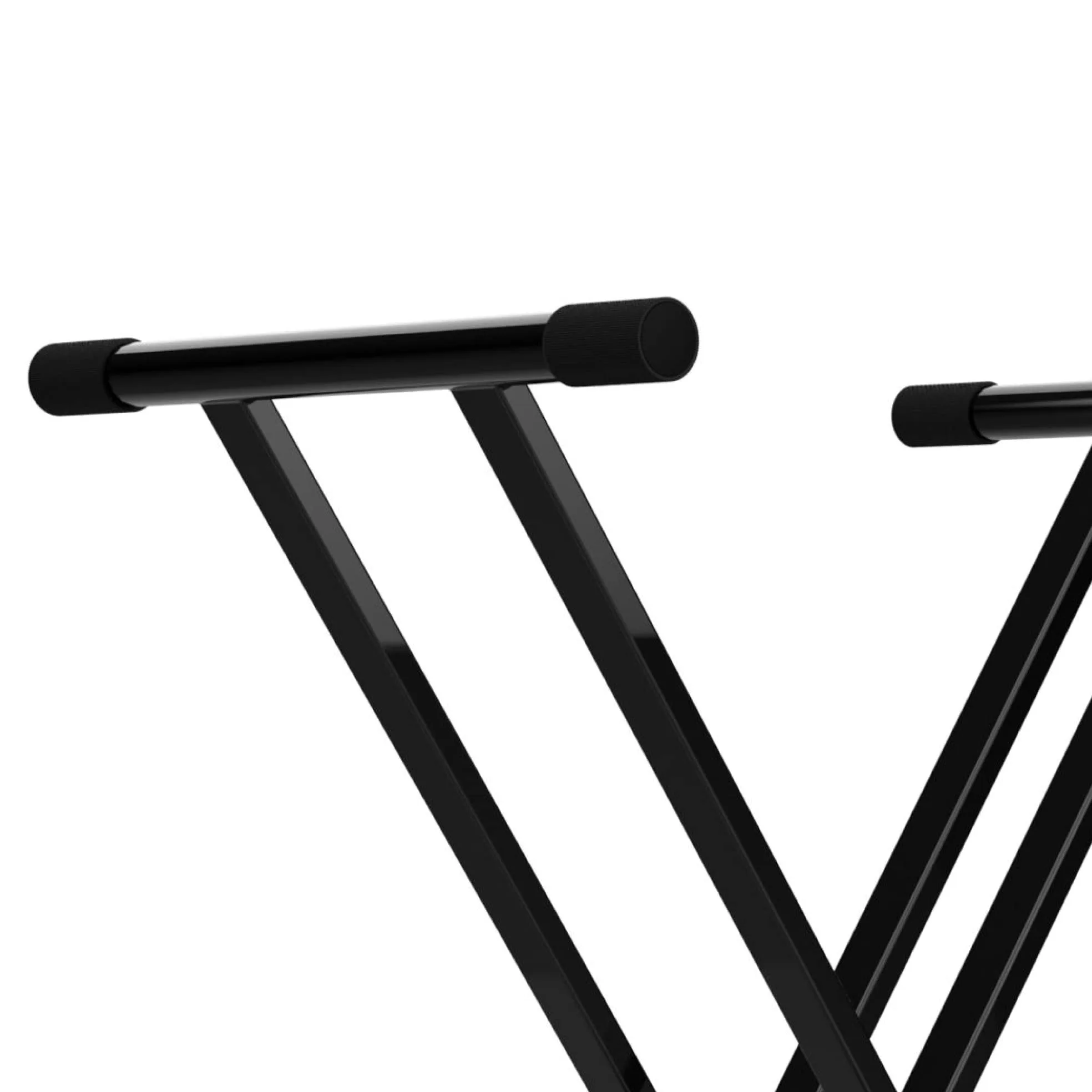 Audibax - Onyx 130 Soporte Piano - Estructura Tijera Doble - Anclajes Easy Lock - Fabricada en Acero - Color Negro - Base Antideslizante - Carga hasta 50 Kg - Compatible con Yamaha