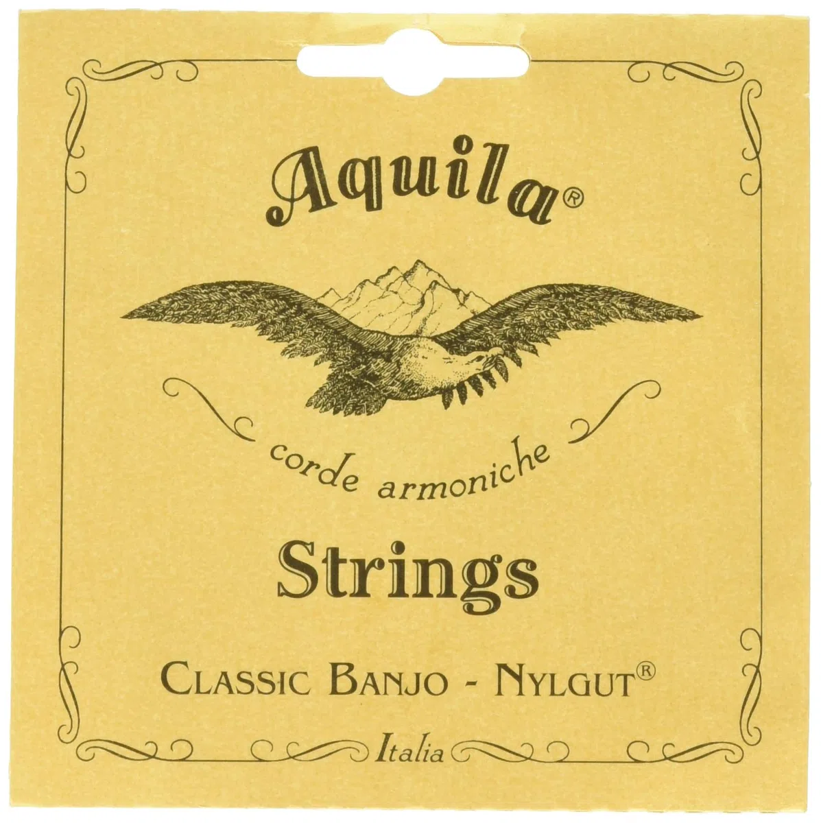 Aquila 1B New Nylgut - Juego de 5 cuerdas para banjo (re-si-sol-re-sol) con Red Series 4a cuerda