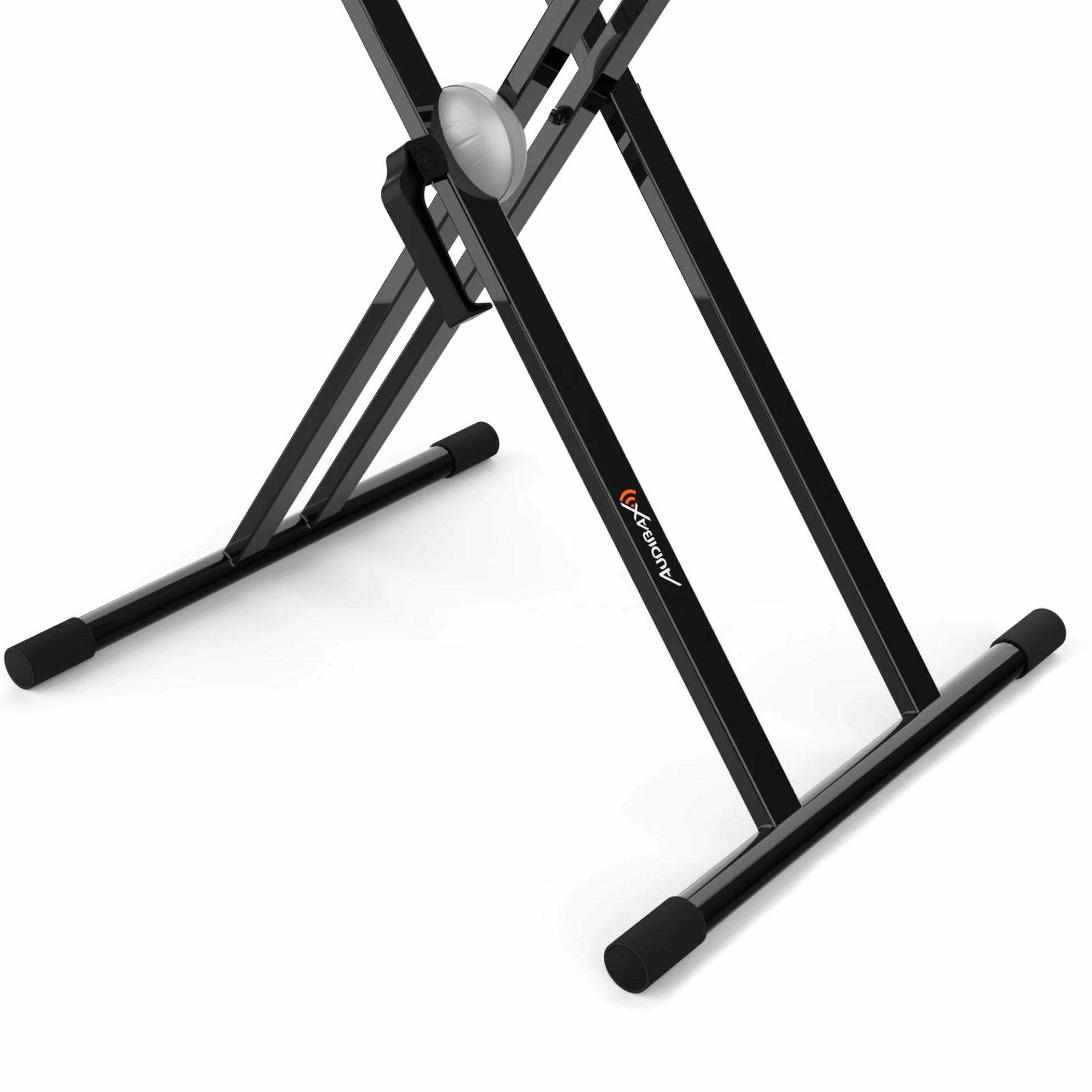 Audibax - Onyx 130 Soporte Piano - Estructura Tijera Doble - Anclajes Easy Lock - Fabricada en Acero - Color Negro - Base Antideslizante - Carga hasta 50 Kg - Compatible con Yamaha